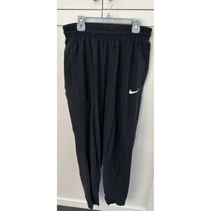 Nike Running Pants Women's Athletic Training‎ Joggers Black Elastic Waist